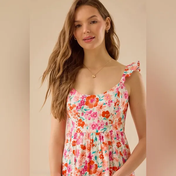Altar’d State Lindy Floral Maxi Dress NWT - Image 3