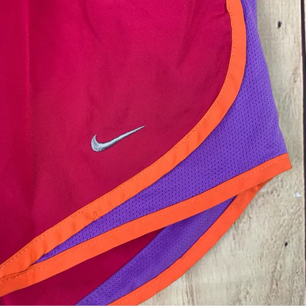 Nike Women's‎ Pink and Purple Shorts - Image 3