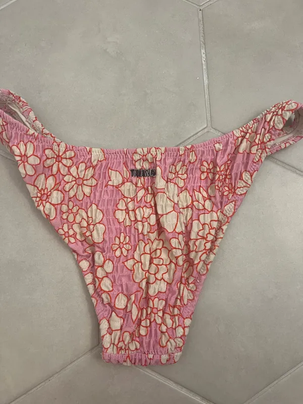 triangl bikini xs/xxs pink floral - Image 6