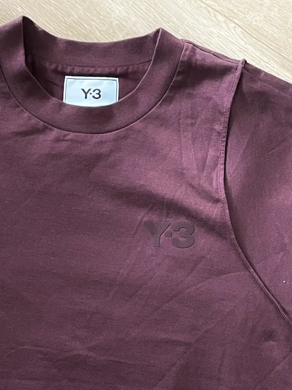 Y-3 by Yohji Yamamoto Classic Tailored Short Sleeve T-Shirt Tee Top NWT - Image 3