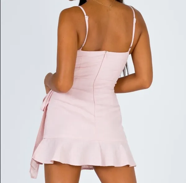 Princess Polly Cottage Hill Blush Mini Dress - Image 2