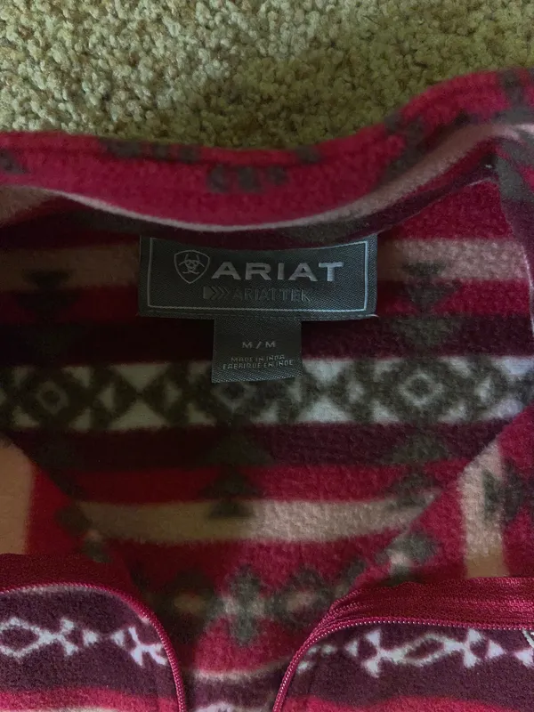 Women’s Ariat Thunderbird Serape Fleece Pullover - Image 2