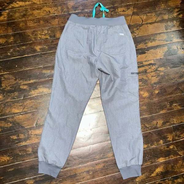 Figs gray S technical collection medical scrub pants - Image 3