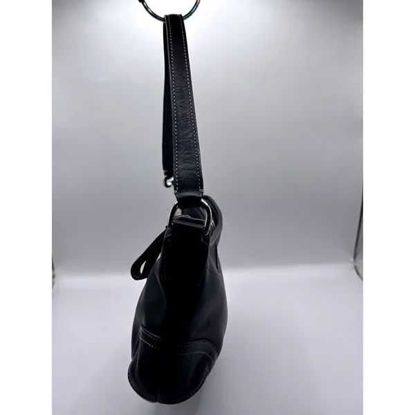 Coach Soho Black‎ Leather Small Hobo Shoulder Bag Purse N0 E043-4283 - Image 12