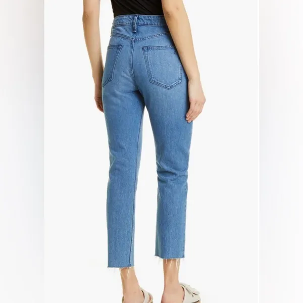 Rag & Bone Nina High Rise Ankle Cigarette Jeans Women's Size‎ 23 Poppy NWT - Image 2
