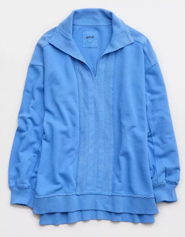 Aerie Starry Skies Open Neck Sweatshirt - Image 2