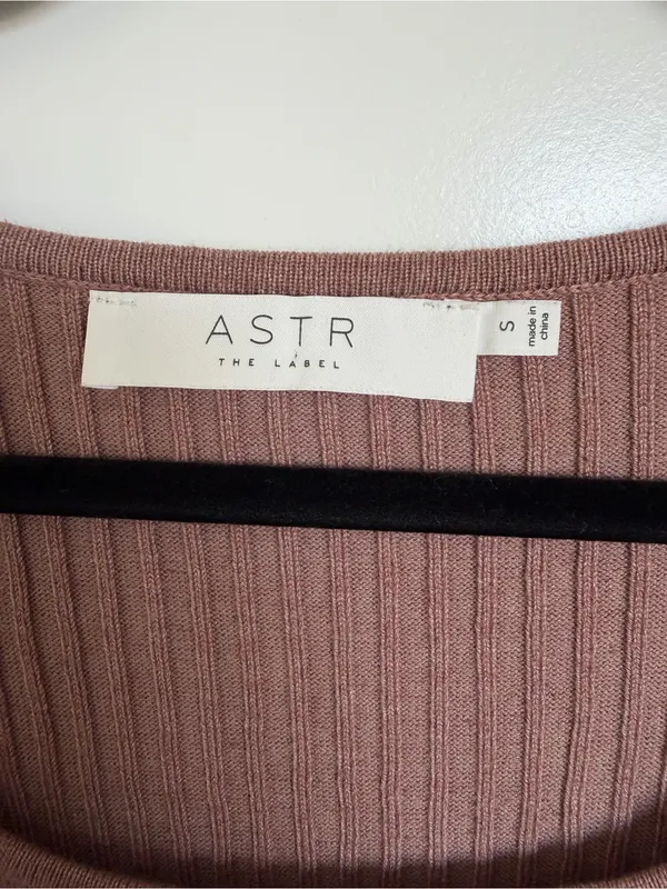 ASTR The Label Ribbed Maxi Sweater Dress Small - Image 3