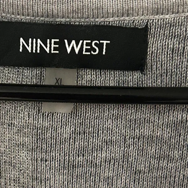 Nine West Black and Gray Tunic Top - Image 3