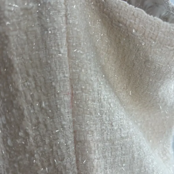 Nadine Merabi Penelope tweed jeweled dress pearl accent‎ neckline - Image 12