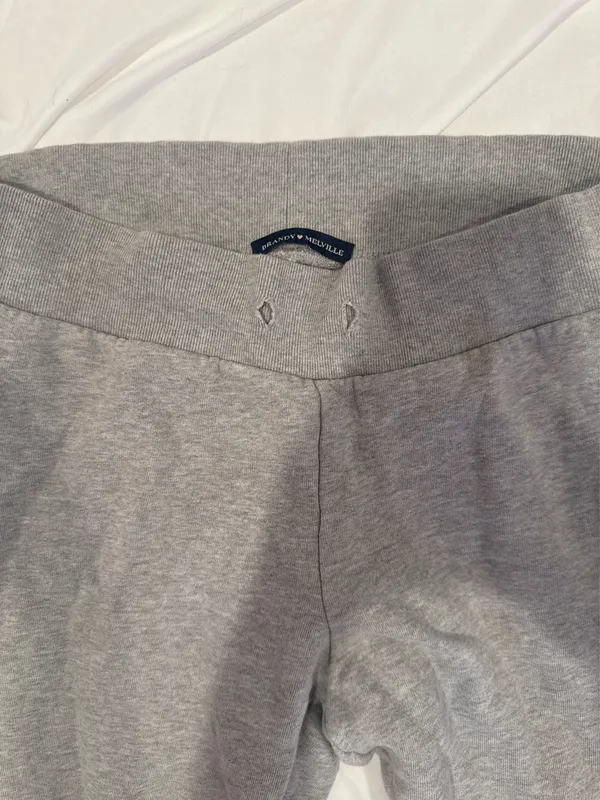 Grey Brandy Melville Sweatpants - Image 2