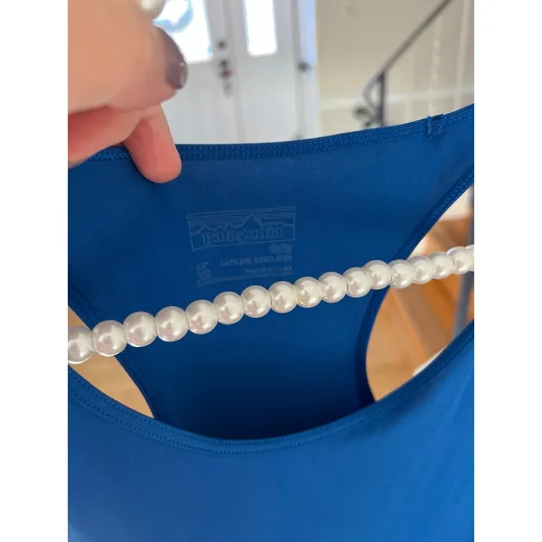 Patagonia blue‎ tank top size XS - Image 3