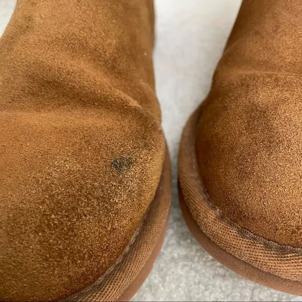 UGG Chestnut Cambridge Knit Suede 1003175 Boots Booties 6 - Image 7