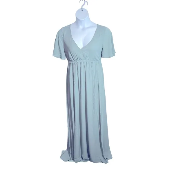 Show Me Your Mumu Silver Sage Maxi Dress NWT Bridesmaid Large - Image 6