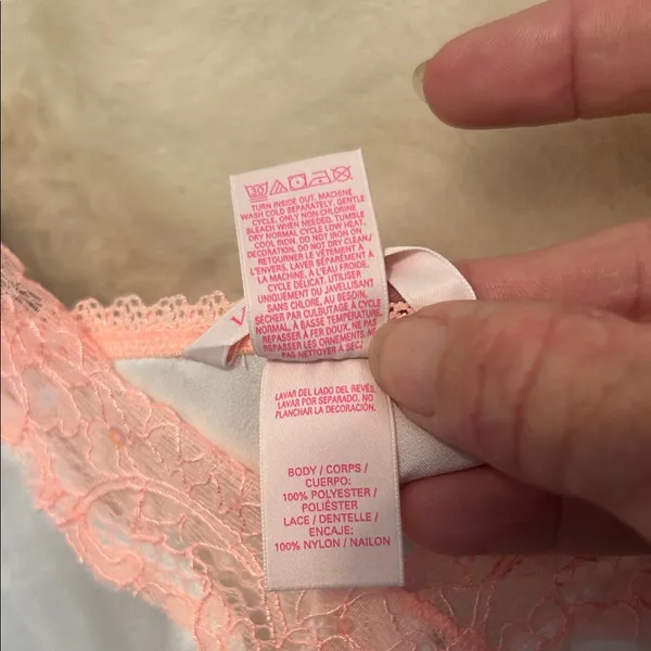 Victoria's Secret White Chemise with Pink Lace - Image 7