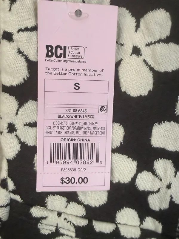Target Black Floral Spaghetti-Strap Mini Dress - Image 5
