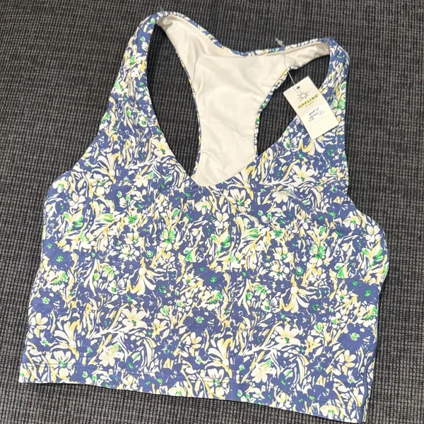 🩵Aerie workout tank with built in bra - Image 3