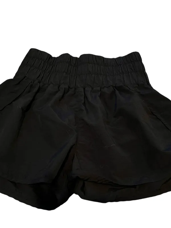 Zenana Outfitters Black Elastic-Waist Athletic Ruffle Shorts - Image 6