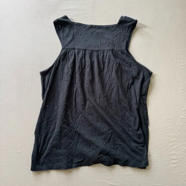 Vintage Willi Smith Embroidered Square Neck Tank - Image 5