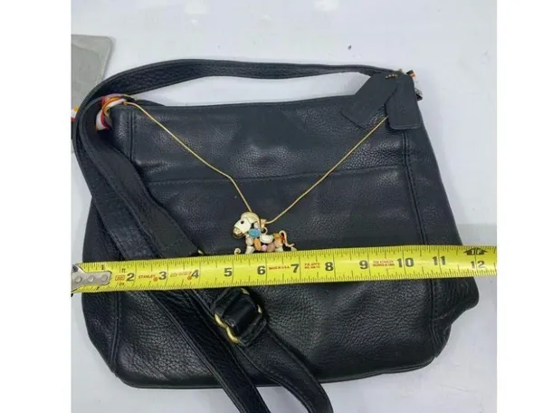 Coach Black Crossbody Bag Customized with Applique - Image 5
