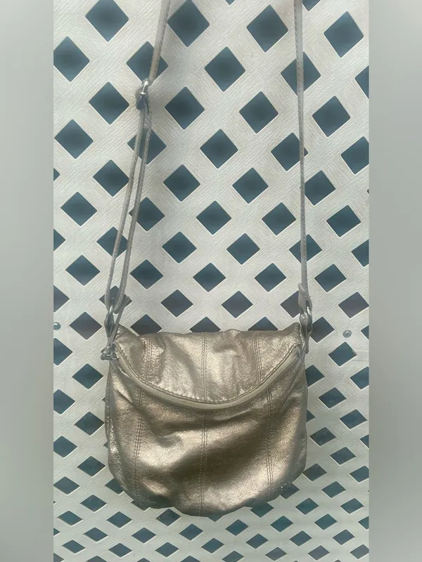 THE SAK Metallic Silver Crossbody Bag - Image 8