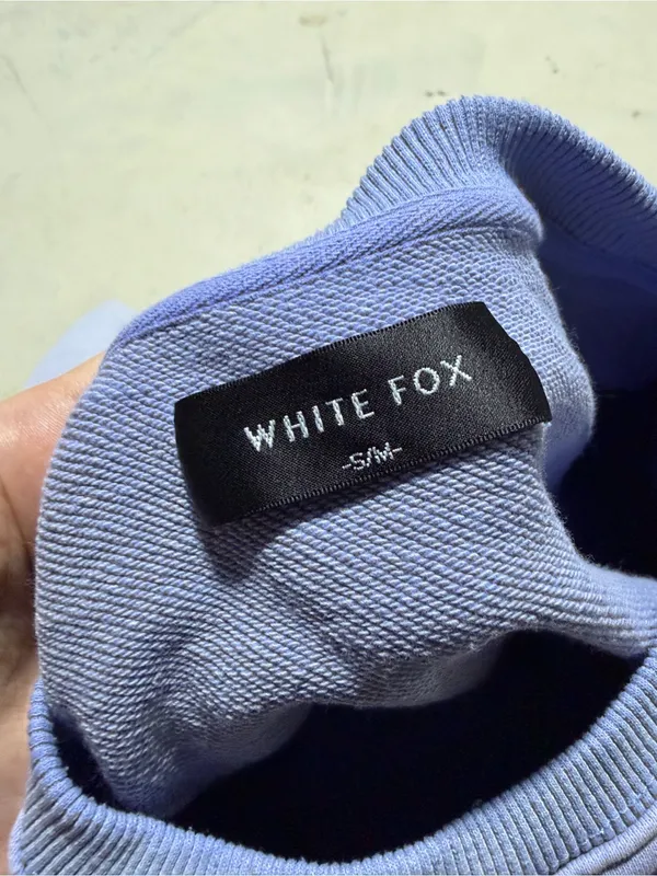 White fox boutique angel Vintage-Style Lavender Graphic Crewneck Sweatshirt s/m - Image 8