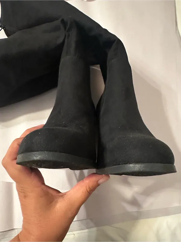 Style & Co Addyy Wide-Calf Dress Boots Black Block Heel - New - Size 8.5 - Image 8