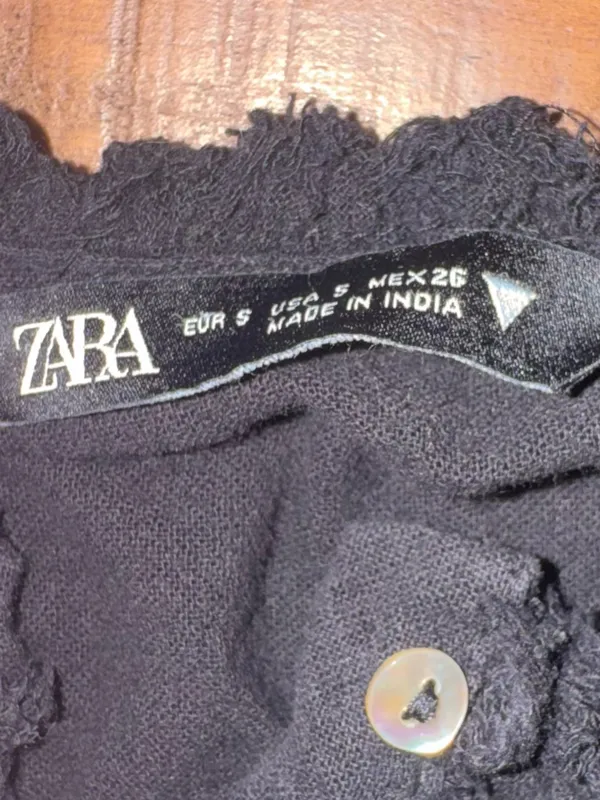 ZARA Cropped Button Camisole - Image 4