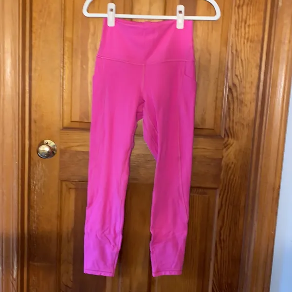 EUC lululemon Align High-Rise Pant with Pockets 25", Sonic Pink, Size 6 - Image 8