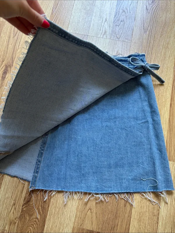 PacSun Denim Wrap Mini Skirt - Image 3