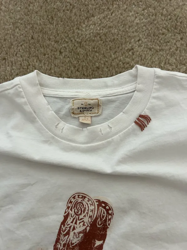 Sterling and stitch t shirt White - Image 3