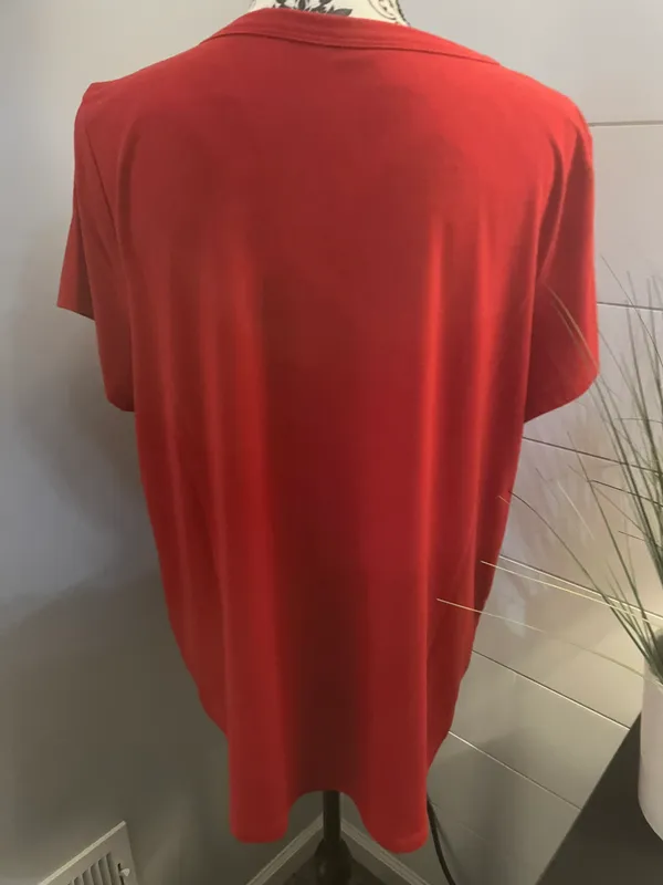 Size XL Red Short Sleeve T Shirt - Image 3