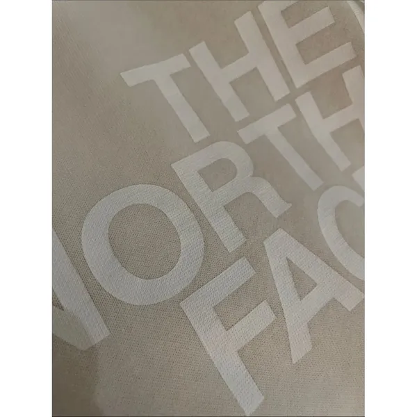 The North Face Half Dome Hoodie Women's M Cream Ivory Logo Pullover Sweatshirt - Image 9