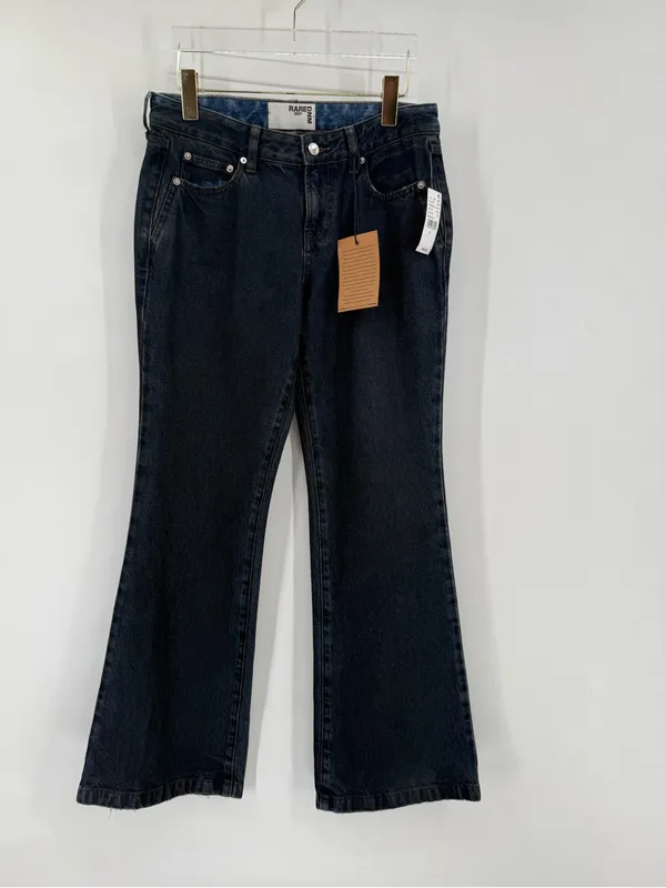 RARE DNM EDIT Dark Blue Low Rise Bootcut‎ Jeans size 27 NWT - Image 3