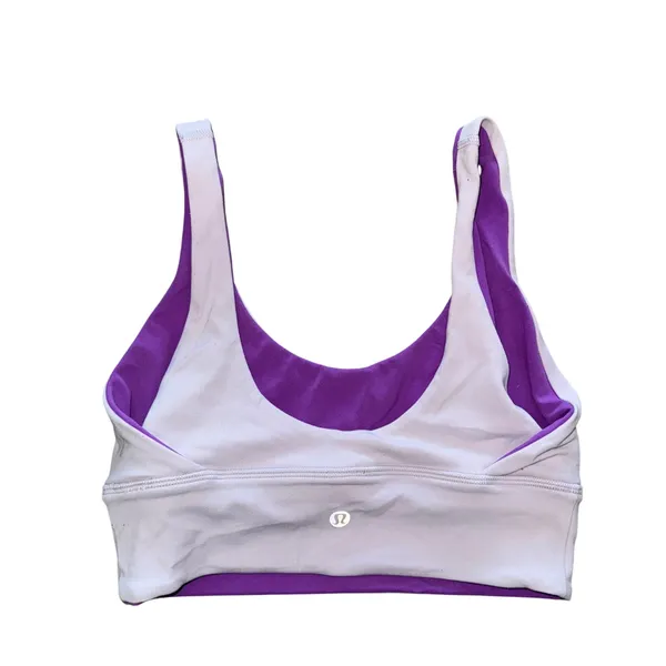 Lululemon Align Reversible Bra Women 4 Purple Lavender Excellent Nulu‎ Yoga - Image 3