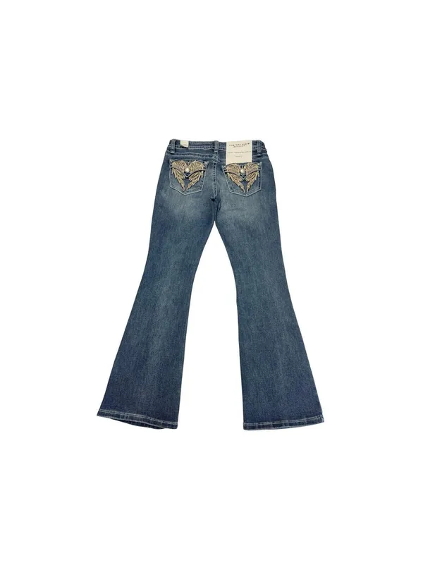 Fire & Rain Women’s Bootcut Flare Jeans Size 11 Medium Wash Low Rise Stretch NWT - Image 3