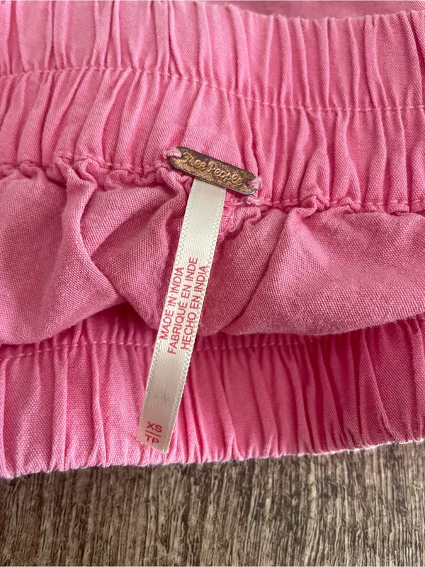 Free People Get Free Poplin Pull On Short in Gumdrop Size XS - Image 6