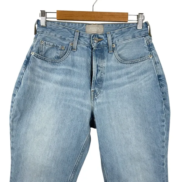 Everlane The Curvy 90S Cheeky Straight Jean Organic Cotton Crop Ankle Size 28 - Image 3