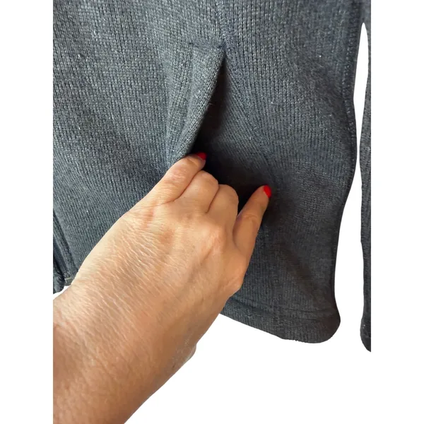 The North Face Full Zip Fleece Jacket Women Small Gray‎ Sherpa Lined Gorpcore - Image 6