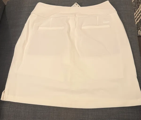 White Adidas Golf Skirt - Image 2