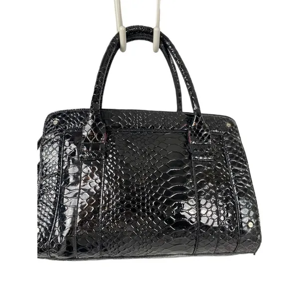 Calvin Klein embossed faux leather black purse - Image 2