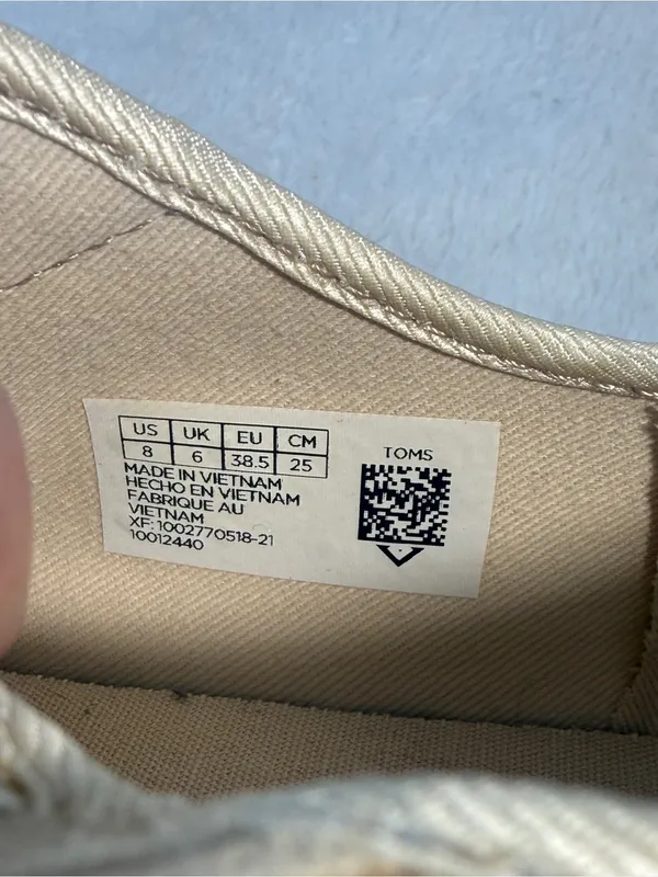 Toms Corduroy Carmel lace up sneaker womens 8 - Image 7