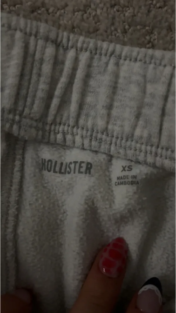 hollister grey sweatpants - Image 2