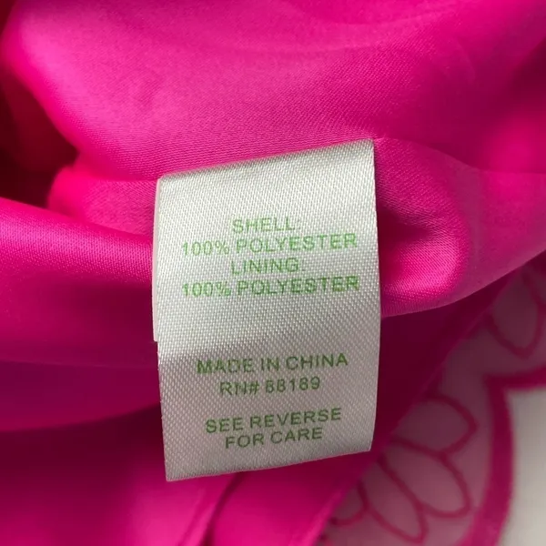 Lilly‎ Pulitzer Payton Savvy Organza Strapless Mini Dress in Pink Size 00 - Image 5