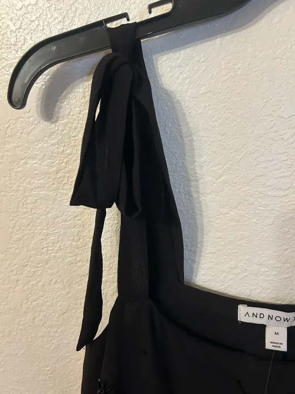 Black dress mini. Size M - Image 6