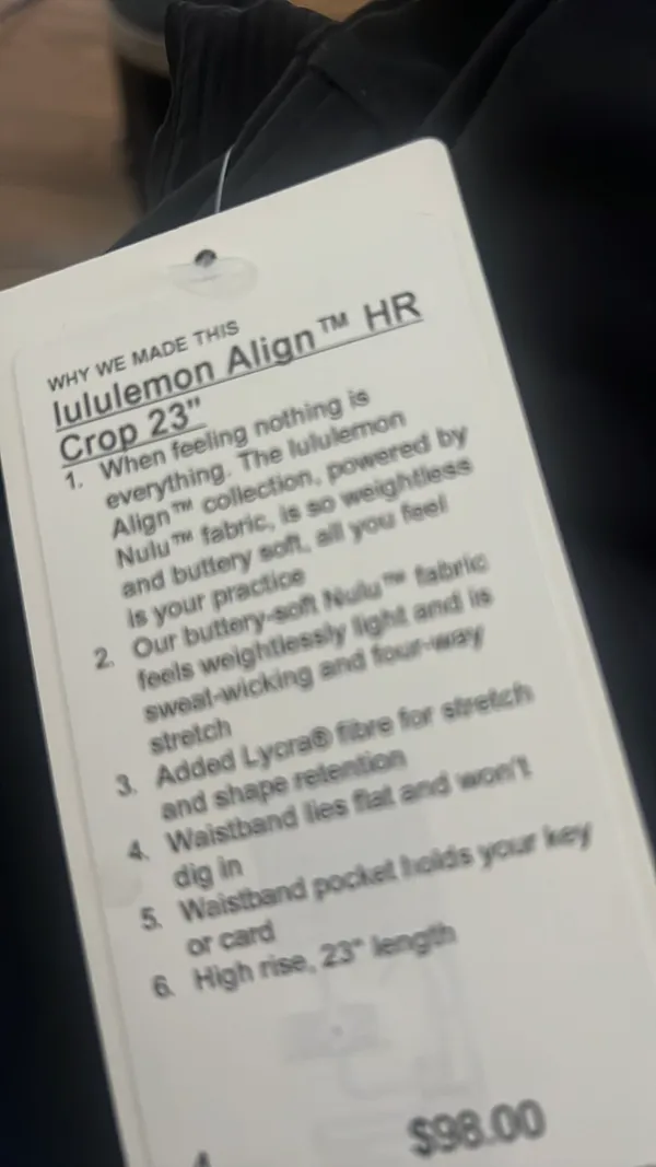 Lululemon Leggings Align™ High-Rise Crop 23" - Image 3