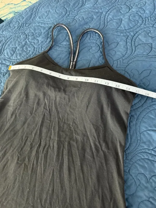 LULULEMON Power Y Tank Top Black Size 6 - Image 4