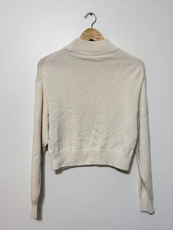 Aritzia Wilfred Free Wool Cotton Harper Sweater Size XS Oversized minimalist - Image 6