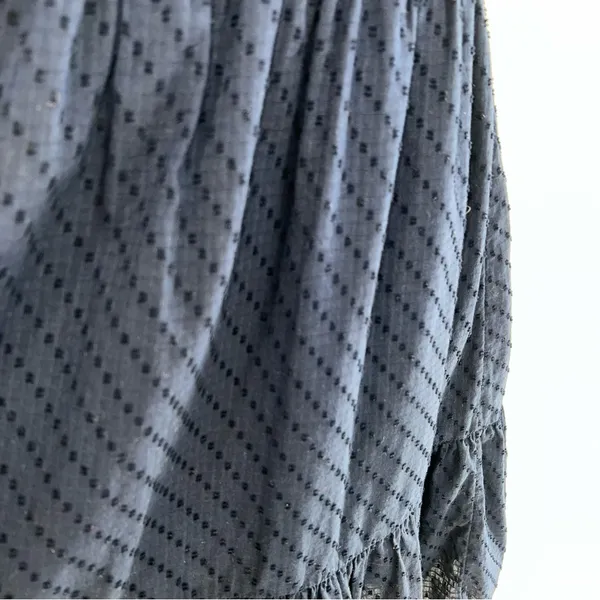 LOFT Outlet Navy Blue Swiss Dots Sleeveless Mini Dress Size M - Image 4