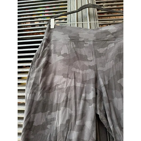 Lululemon Align joggers black camo high rise joggers women's 14 - Image 2