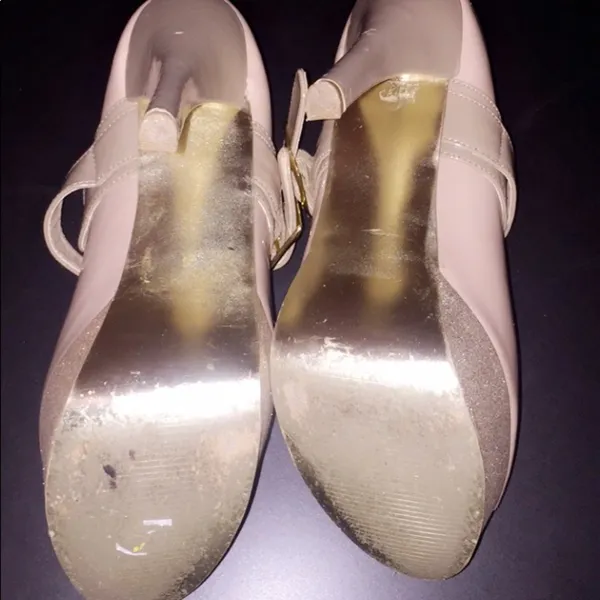 Steve Madden Nude and sparkly platform heels! - Image 7